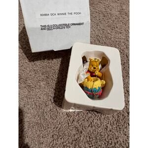 Vintage Disney Grolier DCA Winnie the Pooh Holiday 011904 Ornament w/Box